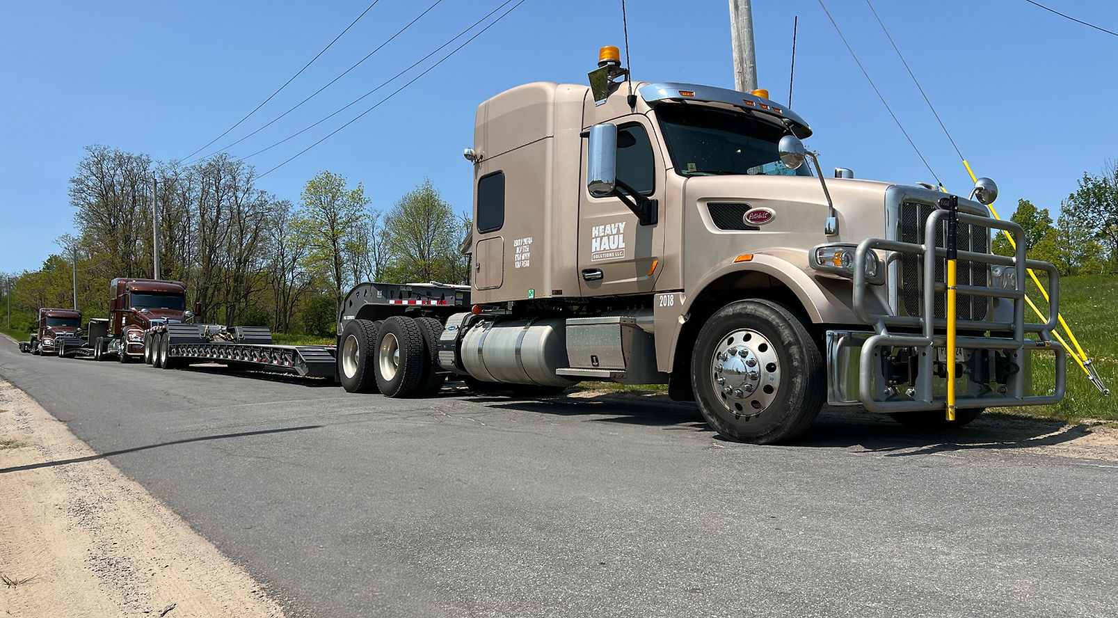 Fleet vehicle transport background