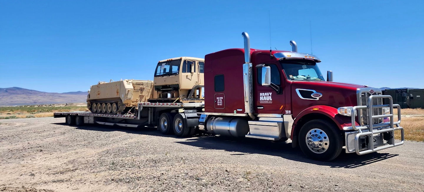 Stepdeck truck